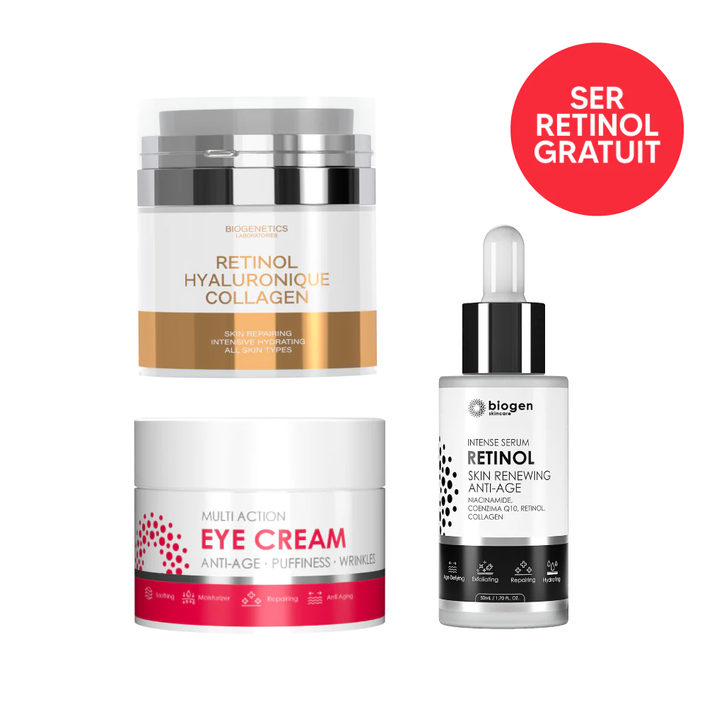 Biogenetics Retinol 50ml + Biogen Eye Cream + Biogen Ser Retinol Cadou